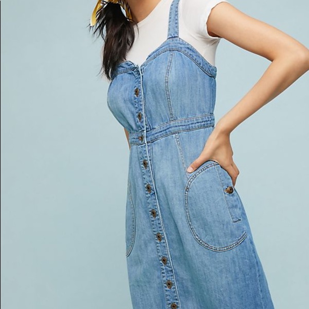 Anthropologie Pilcro & The Letterpress Denim Dress